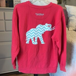 University of Alabama Tusk Wear Red Elephant Sweatshirt